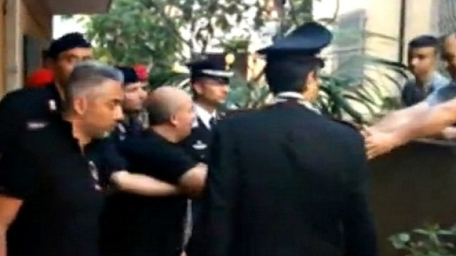 Baciamano al boss Giuseppe Giorgi