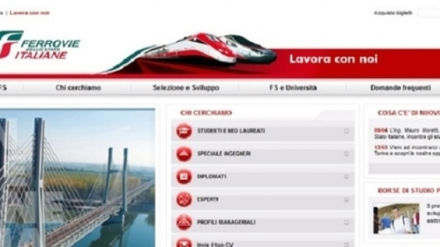 Ferrovie dello Stato, nuove assunzioni a giugno