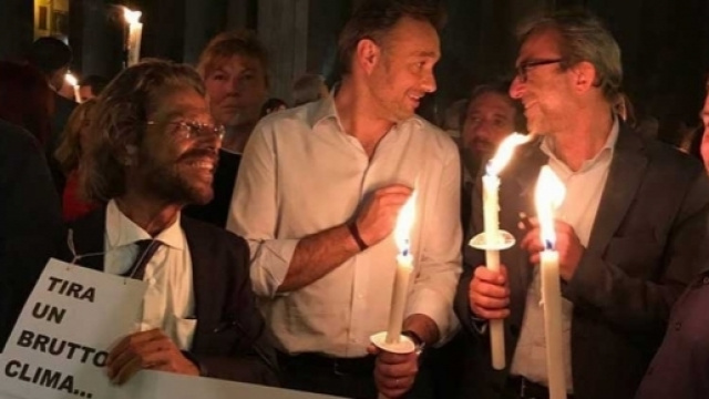 I dirigenti del PD Matteo Richetti e Roberto Giachetti