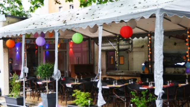 La terrasse du Jardin du Pr&eacute; Fleuri