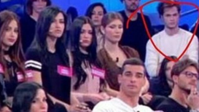 Marco Cartasegna tra il pubblico di Uomini e Donne