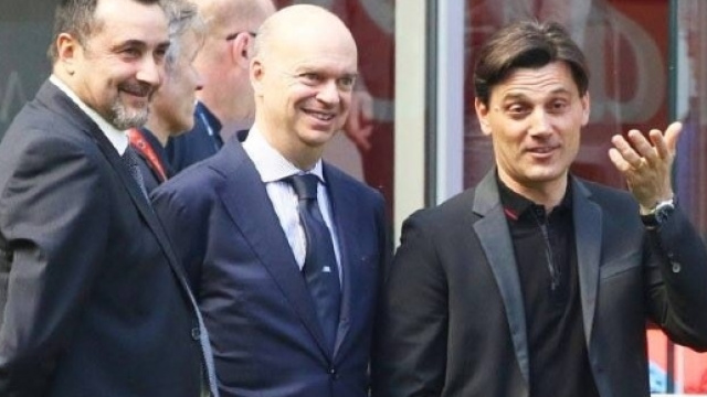 Milan TV: Fassone e Mirabelli a pranzo con Montella a Milanello ... - spaziomilan.it