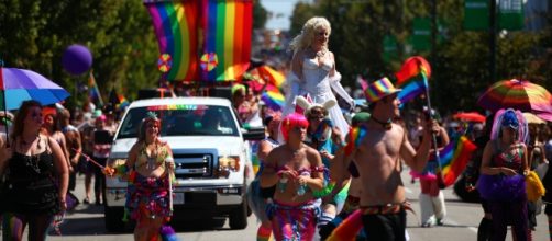 Several protesters blocked Washington gay pride parade. -Flickr