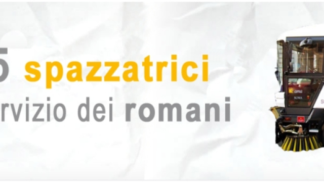 Ama, 125 spazzatrici per 15 municipi