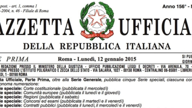 Gazzetta Ufficiale della Repubblica Italiana