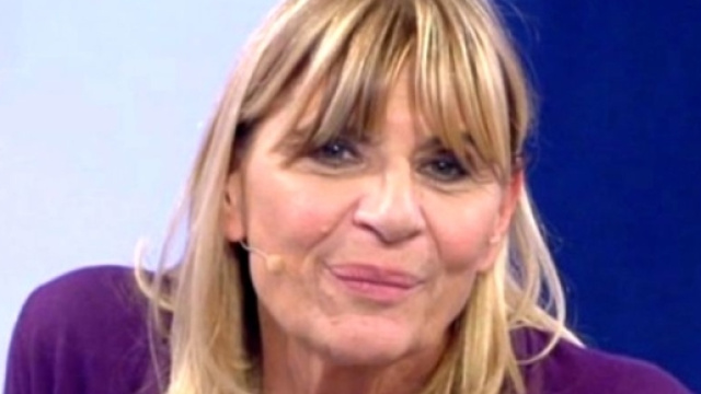 Gemma Galgani negli studi di Mediaset