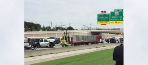 Photo screen capture from Twitter video / Fort Worth Police