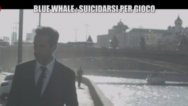 Il servizio delle Iene intitolato "Blue Whale: suicidarsi per gioco"
