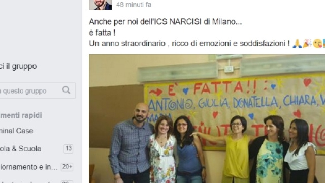 Anno di prova e formazione superato