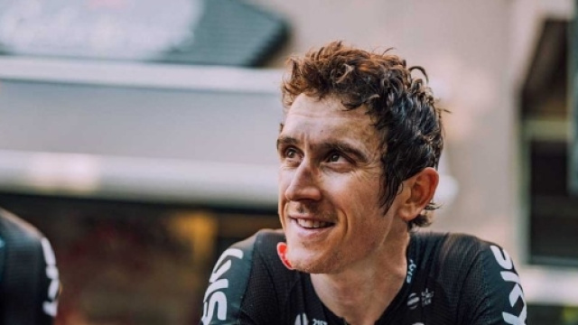 Geraint Thomas prima maglia gialla