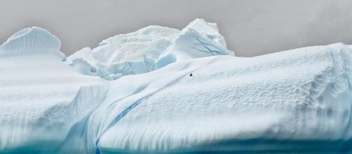 Larsen C about to break. - photo via Christopher Michel, Flickr