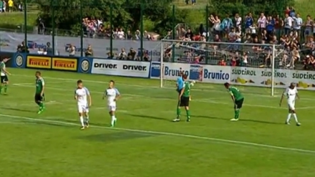 Amichevole dell'Inter a Riscone.
