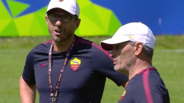 Amichevole Roma-Pinzolo, Eusebio Di Francesco all'esordio