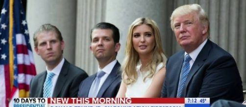 Donald Trump comes to his adult children's defense when the kids are criticized. Image credit Jonathan Thompson, YouTube.