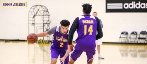 Lonzo Ball and Brandon Ingram will have to lead the Lakers to success - image source: cj_b25/Flickr - flickr.com