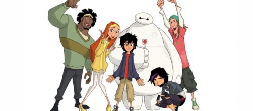 'Big Hero 6 the Series': (L-R) Wasabi, Honey lemon, Hiro Hamada, Baymax, GoGo Tomago and Fred. / from 'Den of Geek' - [Image source: Pixabay.com]