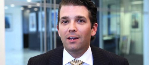 Donald Jr. just made it as cover boy of Time Magazine. Photo via Bruce de Gouveia, YouTube.