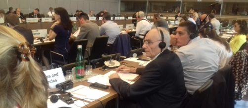 Mr. Christian Mirre after speaking at the OSCE conference in Vienna to combat drugs