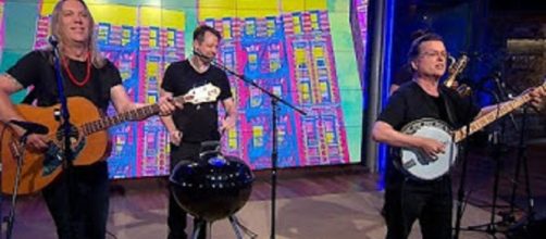 For the Violent Femmes, the barbecue grill adds a whole new sonic dimension on Saturday Sessions. Screencap CBS This Morning/YouTube