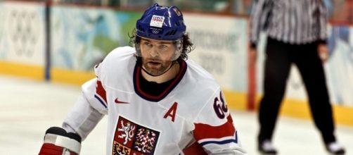 Jaromir Jagr at 2010 Winter Olympics (Wikimedia Commons - wikimedia.org)