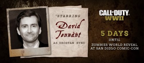 &lsquo;Call of Duty: WWII&rsquo; &lsquo;Dr.Who&rsquo; actor unveiled as Zombies Mode&rsquo;s Drostan Hynd(Call of Duty/Twitter)