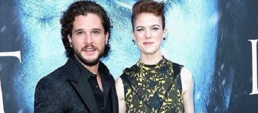 'Game of Thrones' stars Kit Harington and Rose Leslie / Photo via Kit Harington , Instagram