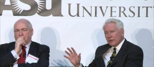 Prof. Bobbitt believes Trump will eventually resign as president. Photo via New America, YouTube.