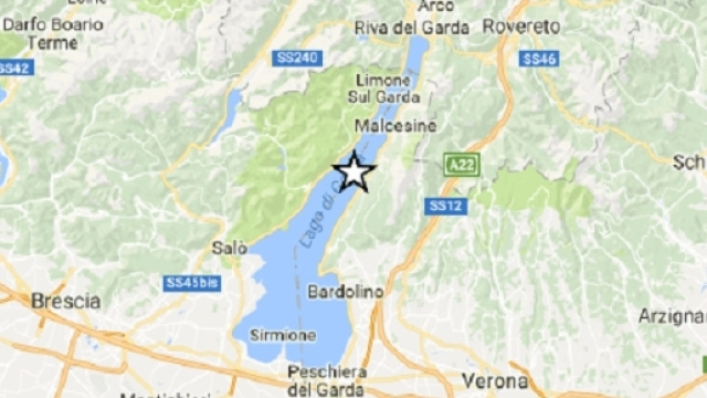 In figura l'epicentro del terremoto