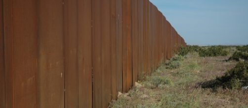A new section of boarder wall was a campaign promise of Trump photo via flickr