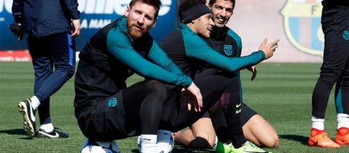 Barcelona vs PSG: Messi, Luis Su&aacute;rez y Neymar se preparan para ... - peru.com