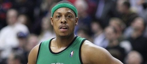 Paul Pierce, American basketball player for the Boston Celtics, 13 January 2008 by Keith Allison via Wikimedia Commons