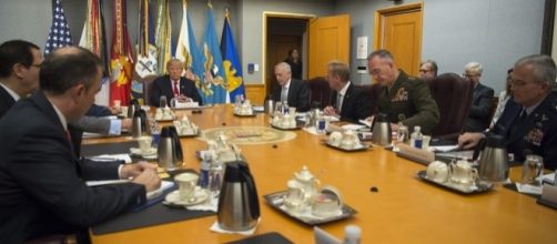 President Trump with National Security Council. / [Image by Jim Mattis via Flickr, CC BY 2.0]