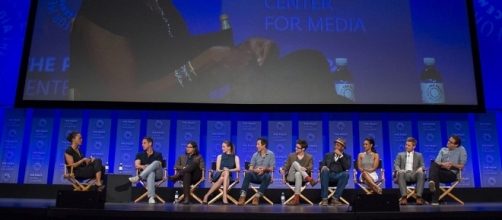 "The Flash" at the PaleyFest 2015 - https://commons.wikimedia.org/wiki/File:Cast_of_the_Flash_at_2015_PaleyFest.jpg
