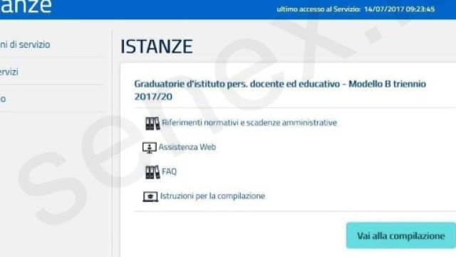 IOL MOdello b inaccessibile, sistema in tilt