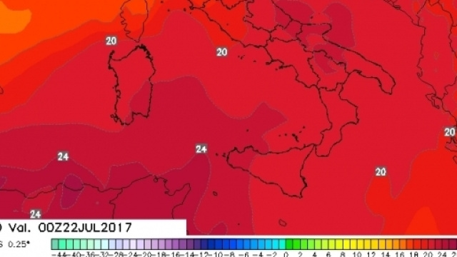La nuova onda di calore attesa da meta settimana