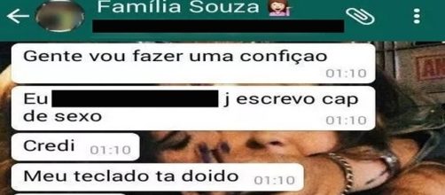 Algumas pessoas simplesmente se esquecem de que est&atilde;o enviando a mensagem para o grupo errado. ( Foto: Reprodu&ccedil;&atilde;o/ WhatsApp )