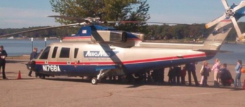 Four medical choppers were on the scene of the accident. David Prins/WikiMedia Commons