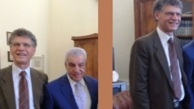 Il presidente del CUFOM Angelo carannante riceve a Benevento l'archeologo egiziano Zahi Hawass