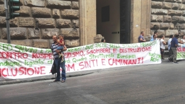 Manifestazione alla Prefettura di Firenze 20/07/2017