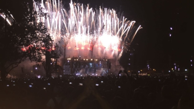 Il gran finale del concerto al Modena Park