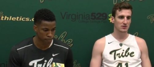 Jack Whitman (right) is a grad transfer - TribeAthletics via YouTube (https://www.youtube.com/watch?v=kGmOin1LLNc)