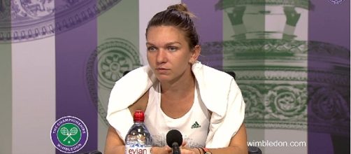 Simona Halep/ Photo: screenshot via Wimbledon officia channel on YouTube