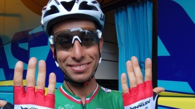 Il Campione d'Italia Fabio Aru