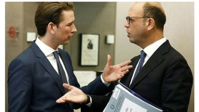 Il ministro Alfano e quello austriaco Kurz
