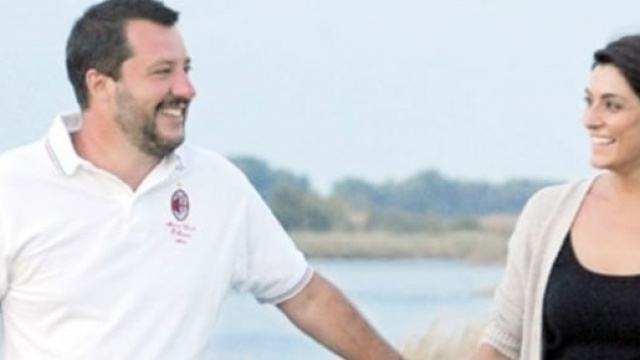 Matteo Salvini ed Elisa Isoardi.