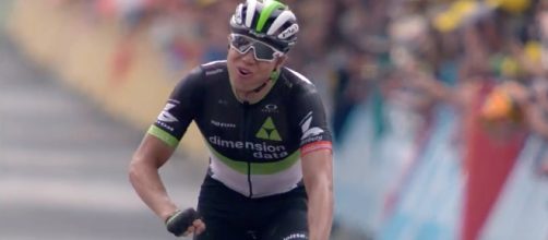 Boasson Hagen won stage 19 of the Tour de France. (Image credit: YouTube/Le Tour de France)