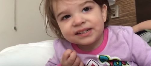 Eden Carlson in a still from one of the video on the YouTube channel set up for her - YouTube/Eden Carlson Miracles