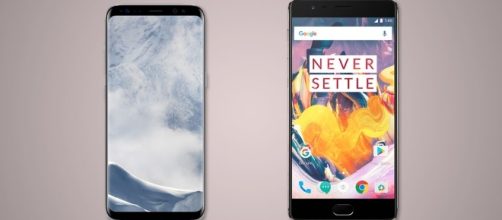 Samsung Galaxy S8 and S8+ vs. OnePlus 3T (Image Credit: newatlas.com)