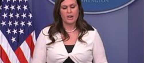 Sarah Hucklebee Sanders via Bing (free to use image license)
