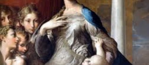 &ldquo;The Madonna of the Long Neck&rdquo; (detail) by Parmigianino FAIR USE pinterest.com Creative Commons